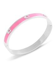 COACH Pink Signature C Enamel Bangle Bracelet - Image 2 of 5