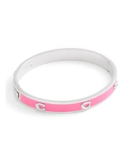COACH Pink Signature C Enamel Bangle Bracelet - Image 3 of 5