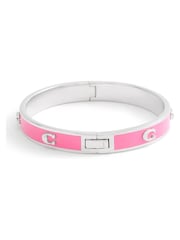 COACH Pink Signature C Enamel Bangle Bracelet - Image 4 of 5