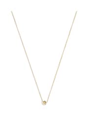 COACH Gold Tone Signature Tea Rose Pendant Necklace - Image 2 of 3