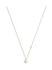 COACH Gold Tone Stone Necklace & Earrings Boxed Jewelry Set - Image 2 of 6