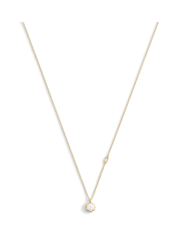 COACH Gold Tone Stone Necklace & Earrings Boxed Jewelry Set - Image 2 of 6