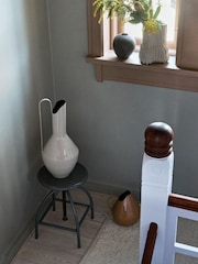 Broste Copenhagen Beige Magny Vase - Image 1 of 3