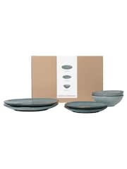 Broste Copenhagen Soft Blue Nordic Sea Dinner Set for Two - Image 1 of 1
