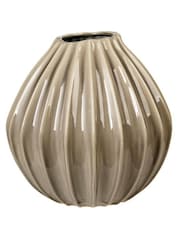 Broste Copenhagen Rainy Day Grey Wide Large Vase - Image 1 of 1