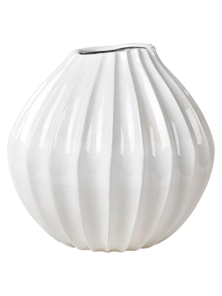 Broste Copenhagen Ivory Wide Extra Large Vase - Image 1 of 1 Broste Copenhagen Ivory Wide Extra Large Vase - Image 1 of 1