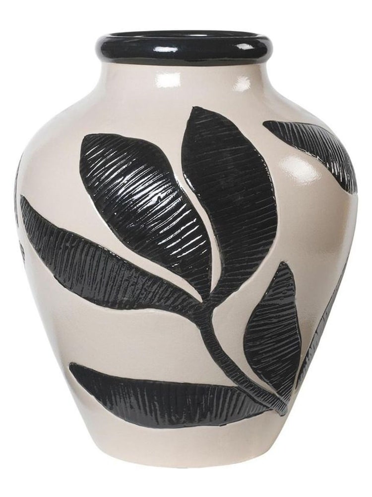 Broste Copenhagen Black Herbert Vase - Image 2 of 4