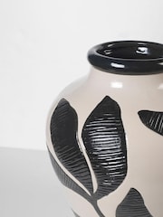 Broste Copenhagen Black Herbert Vase - Image 3 of 4
