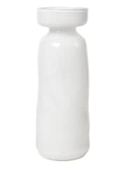 Broste Copenhagen White Solai Vase - Image 1 of 1