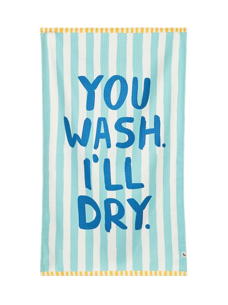 Dock & Bay Blue Tea Towel Quick Dry Kitchen and Dish Towel - Image 2 of 6 Dock & Bay Blue Tea Towel Quick Dry Kitchen and Dish Towel - Image 2 of 6