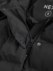 Black Elements Waterproof Padded Coat - Image 12 of 12