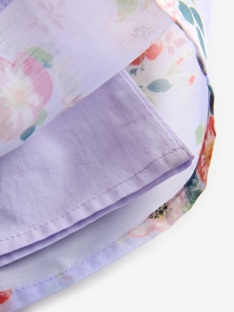 Cath Kidston Lilac Floral Corsage Prom Dress (3mths-8yrs) - Image 11 of 11