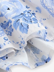 Cath Kidston Blue Floral Sleeveless Prom Dress (3mths-8yrs) - Image 11 of 12