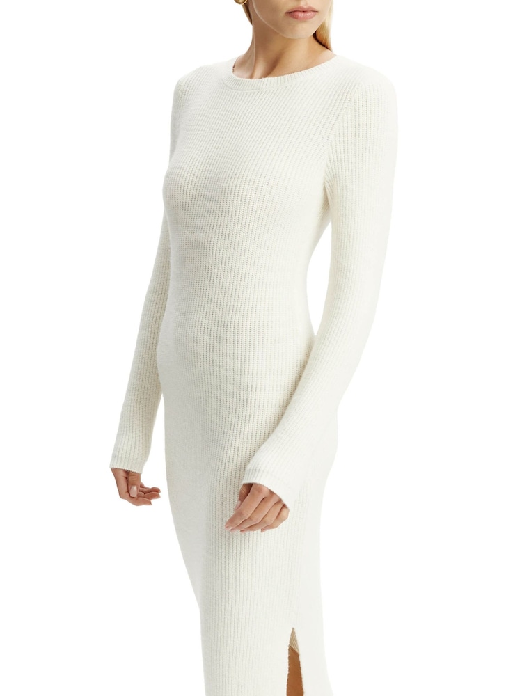Bardot White Kavala Knit Maxi Dress - Image 4 of 4