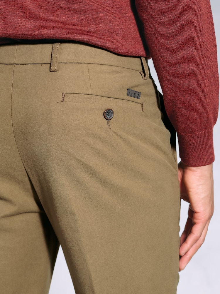 Brook Taverner Sand Brushed Cord Trousers - Image 3 of 3 Brook Taverner Sand Brushed Cord Trousers - Image 3 of 3