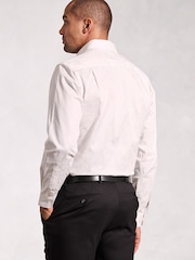 Brook Taverner White Ocassion Floral Print Long Sleeve Shirt - Image 2 of 4