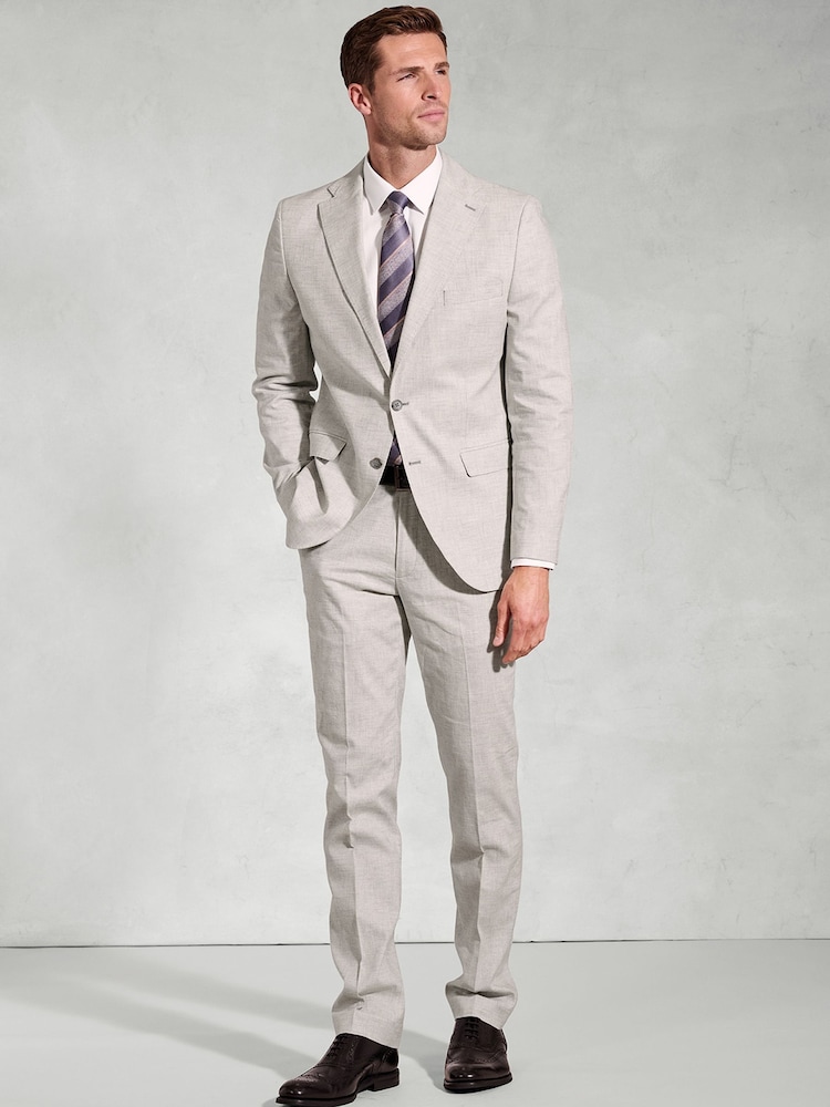 Brook Taverner Grey POW Check Occasion Suit Jacket - Image 2 of 6 Brook Taverner Grey POW Check Occasion Suit Jacket - Image 2 of 6
