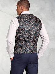 Brook Taverner Blue SB2 Overcheck Suit Waistcoat - Image 2 of 2
