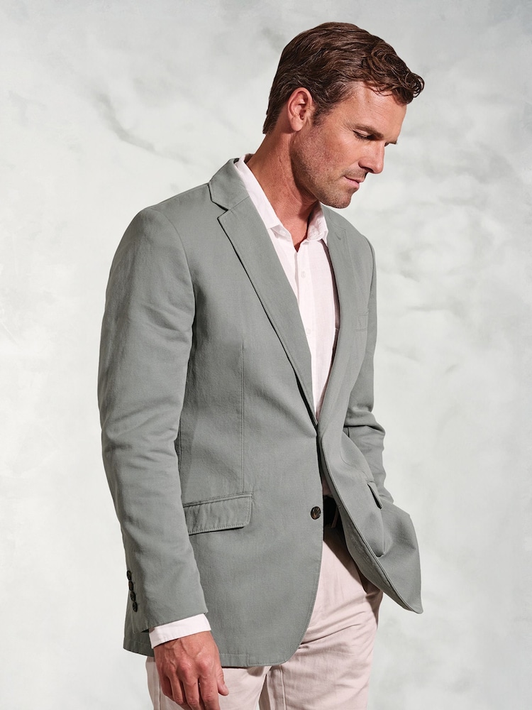 Brook Taverner Grey Washed Jacket - Image 1 of 5