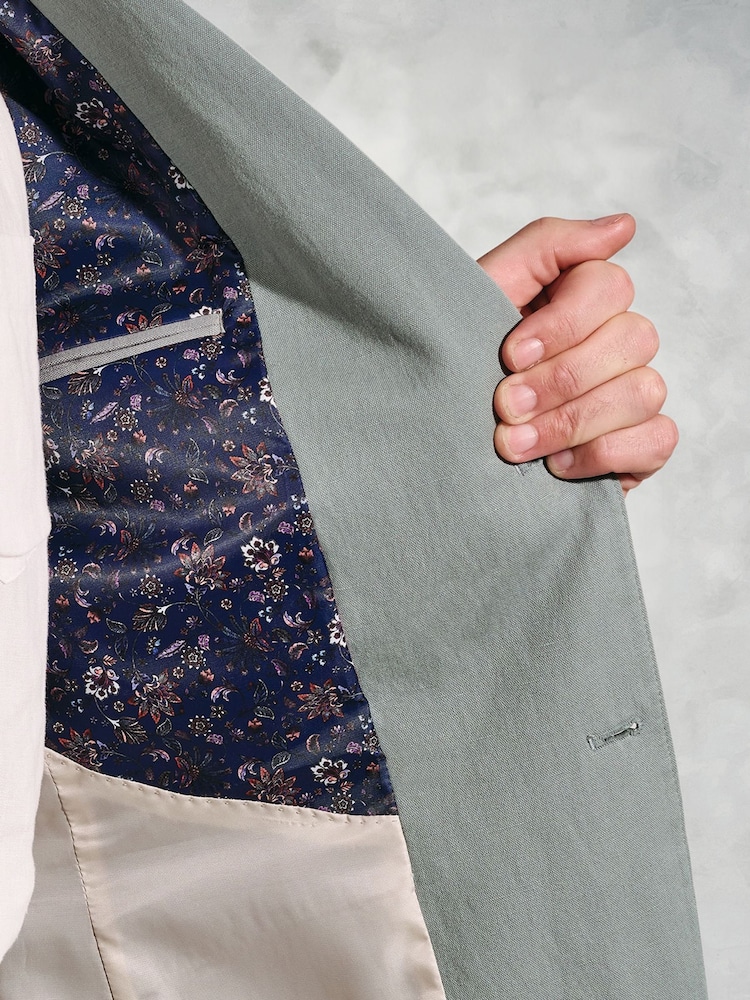 Brook Taverner Grey Garment Washed Jacket - Image 6 of 6