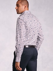Brook Taverner Pink Ocassion Ornate Floral Print Long Sleeve Shirt - Image 2 of 5