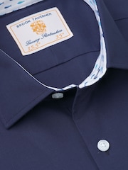 Brook Taverner Herringbone Stretch Long Sleeve Shirt - صورة 3 من 5