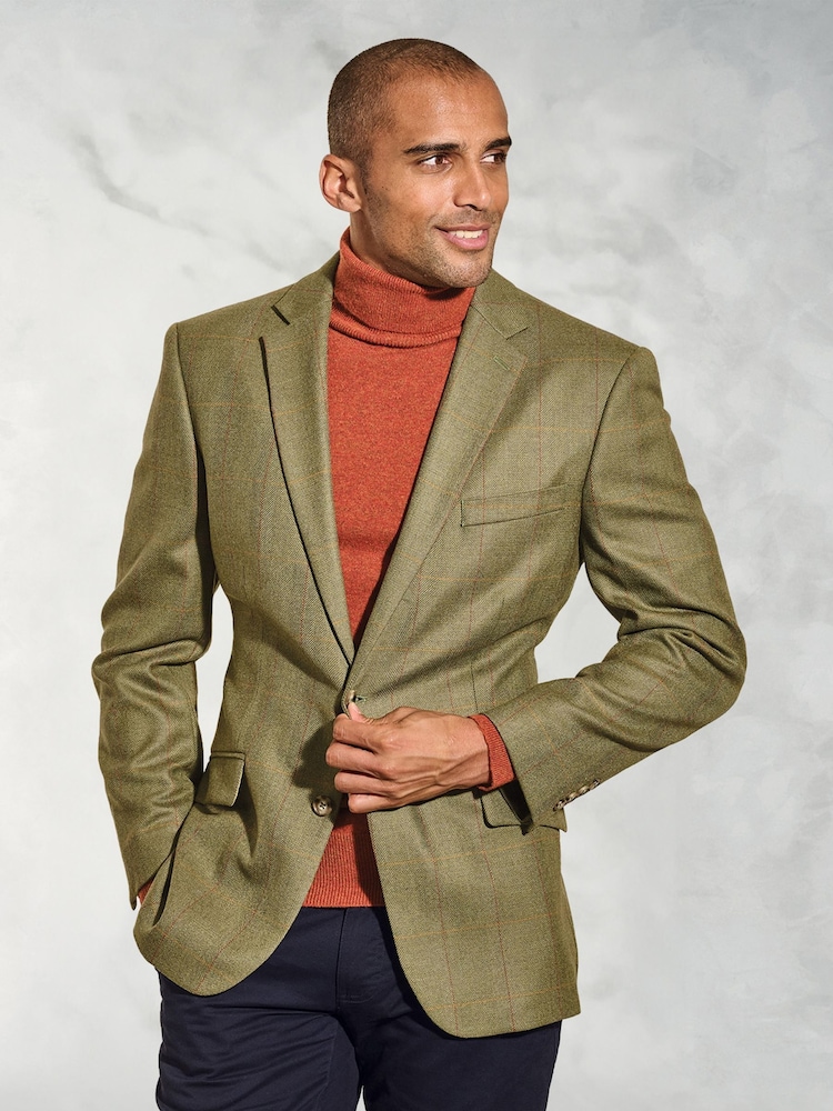 Brook Taverner Green Wool Tweed Jacket - Image 1 of 5