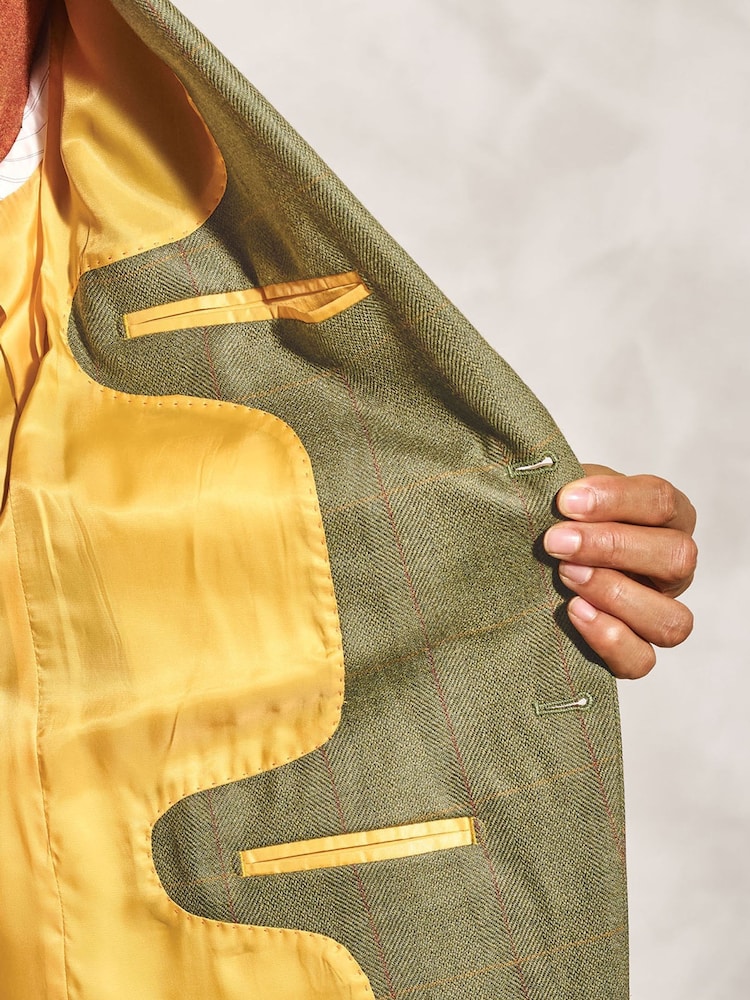 Brook Taverner Green Wool Tweed Jacket - Image 5 of 5