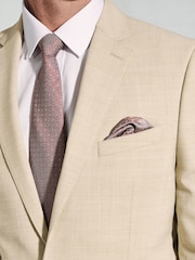 Brook Taverner Natural Linen Blend Mixer Suit Jacket - Image 4 of 6