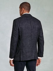 Brook Taverner Blue Textured Wool Jacket - Image 2 of 5