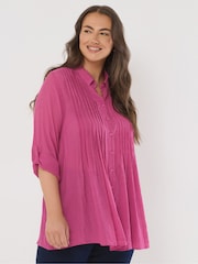 Rosa - Blusa Evans Pintuck - Imagem 1 de 5