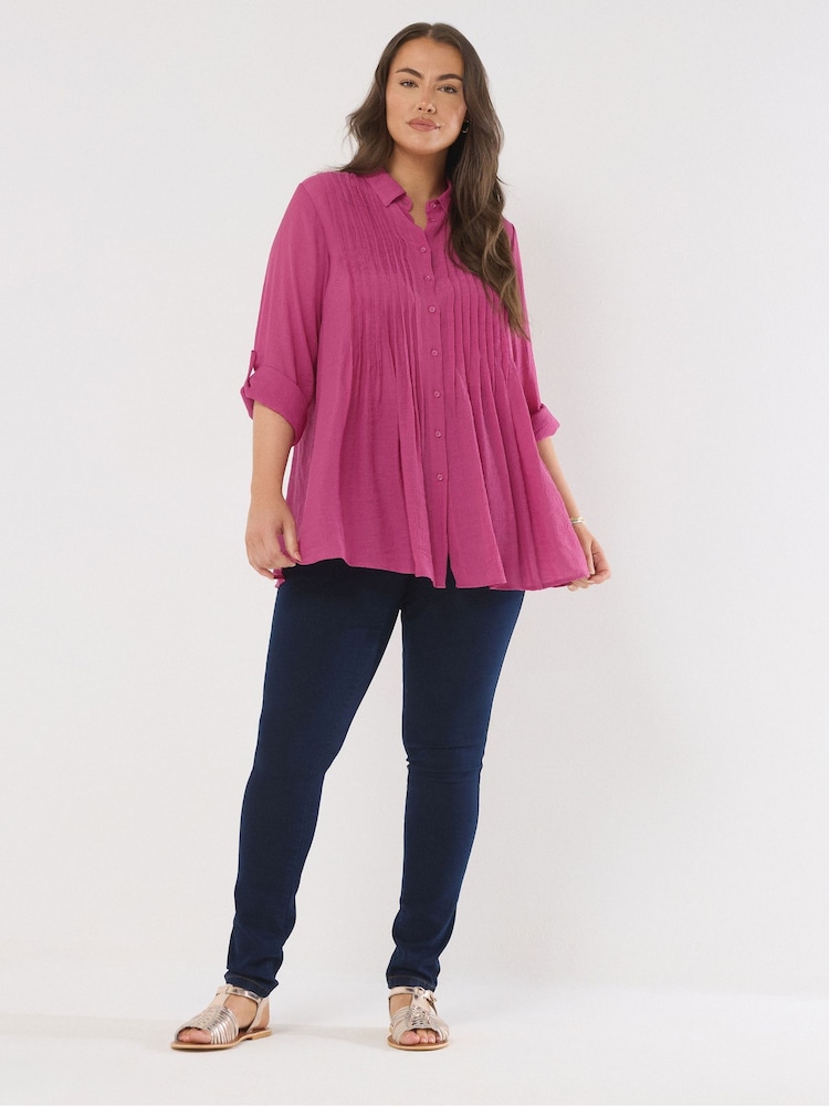 Rosa - Blusa Evans Pintuck - Imagem 2 de 5