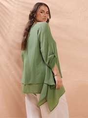 Evans Green Double Layer Tunic - Image 3 of 5