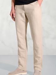 Brook Taverner Natural Trousers - Image 1 of 4