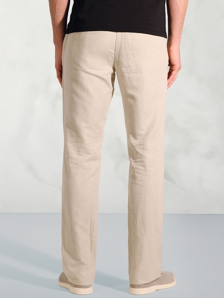 Brook Taverner Natural Trousers - Image 2 of 4