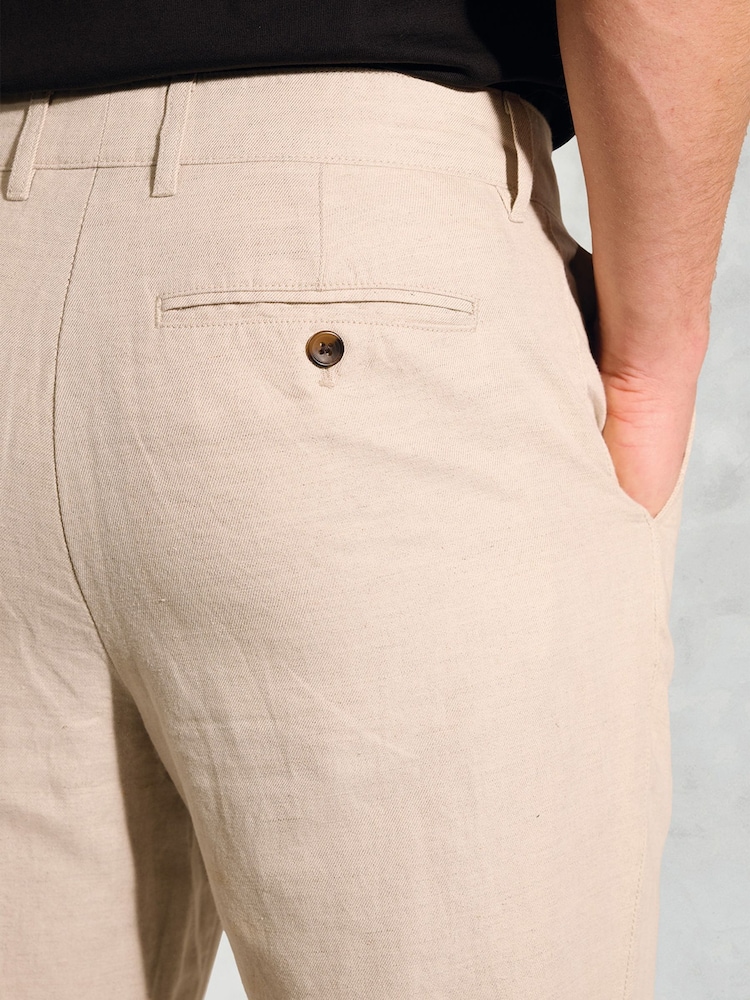 Brook Taverner Natural Trousers - Image 3 of 4