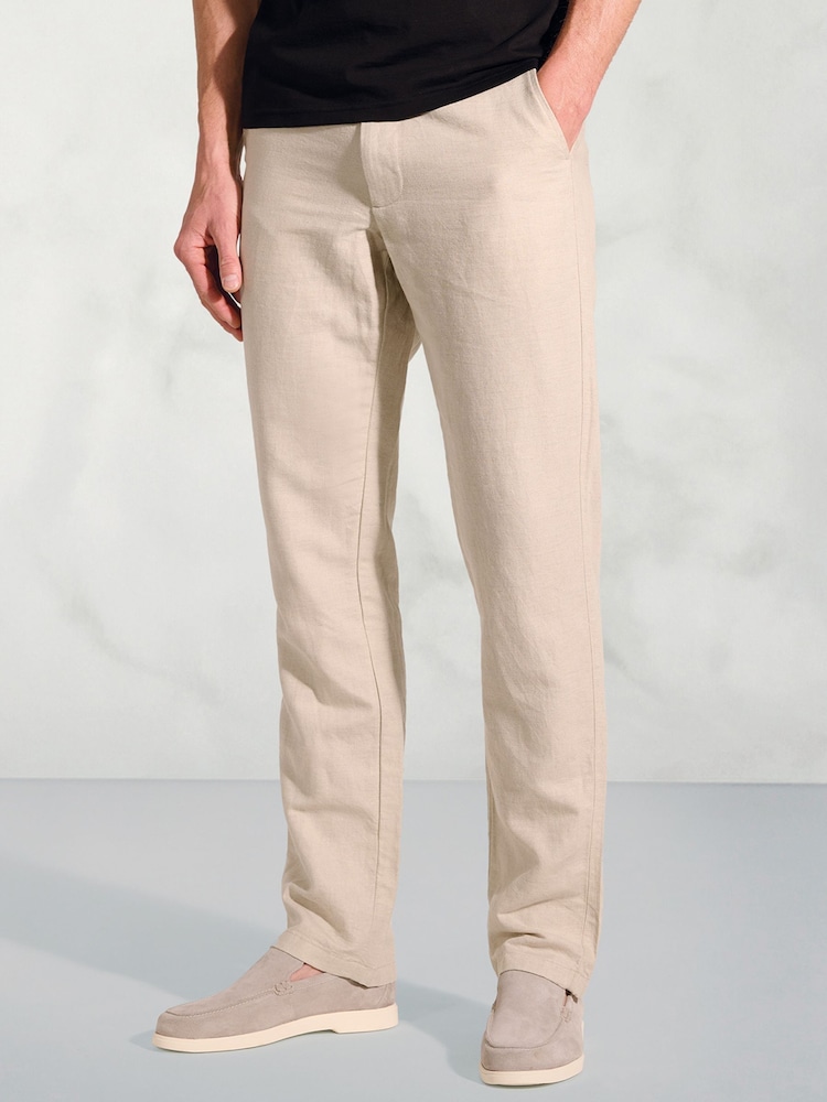 Brook Taverner Natural Trousers - Image 4 of 4