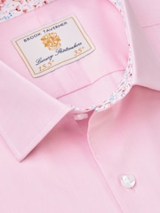 Brook Taverner Herringbone Stretch Long Sleeve Shirt - صورة 4 من 5