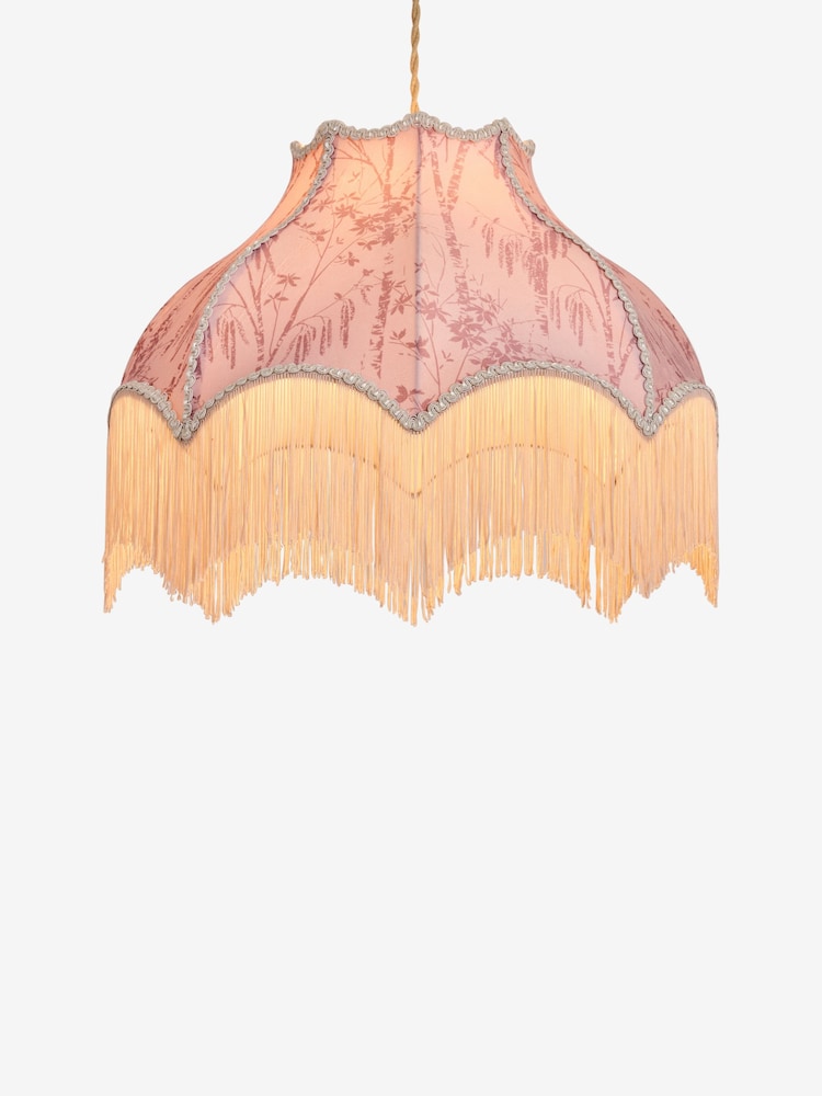 Pale Pink Arabella Easy Fit Pendant Lamp Shade - Image 1 of 2 Pale Pink Arabella Easy Fit Pendant Lamp Shade - Image 1 of 2