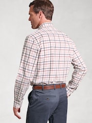 Brook Taverner Pink Tattersall Check 100% Cotton Shirt - Image 2 of 6