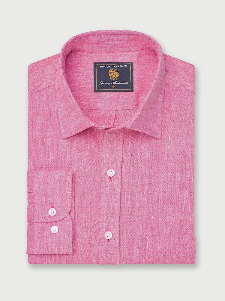 Рубашка из 100% льна Brook Taverner Pure - Изображение 1 из 3