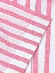 Brook Taverner Pink Pure 100% Linen Shirt - Image 4 of 4