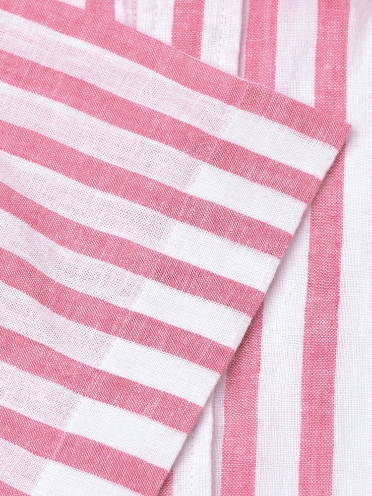 Brook Taverner Pink Pure 100% Linen Shirt - Image 4 of 4