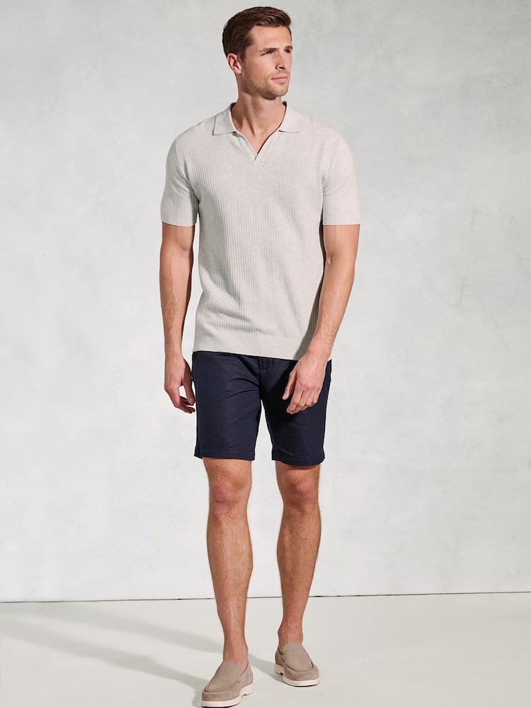 Brook Taverner Notch Neck 100% Cotton Polo Shirt - Bild 3 von 3