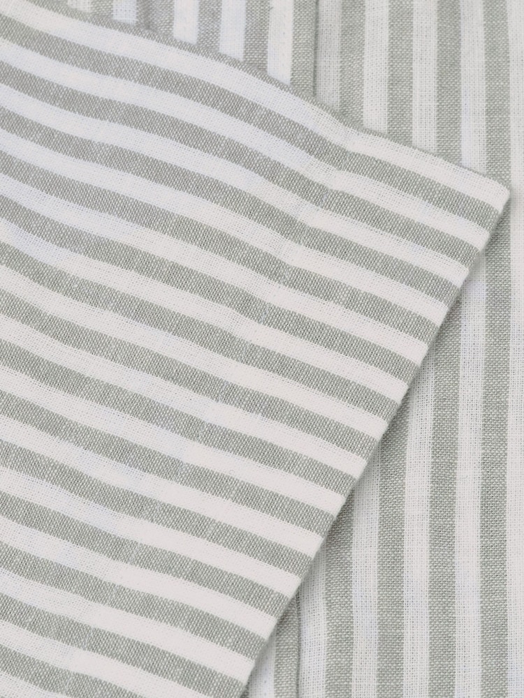 Brook Taverner Green Pure 100% Linen Shirt - Image 4 of 4