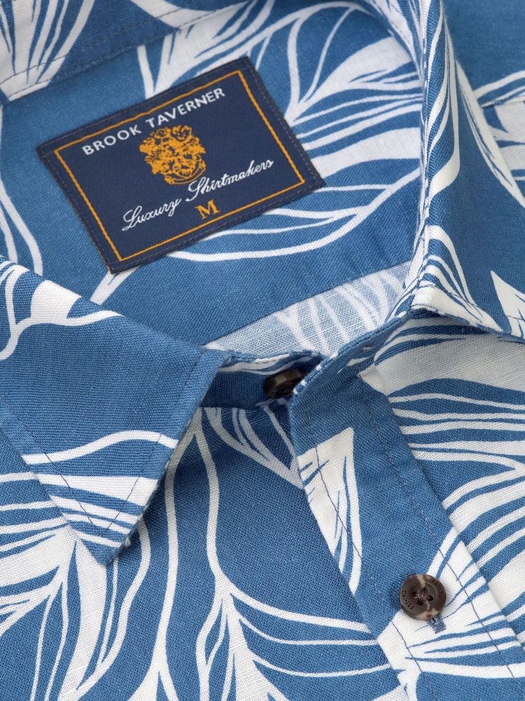 Brook Taverner Blue Oversize Shirt - Image 2 of 3