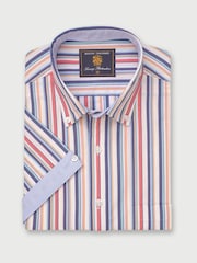 Brook Taverner White Portofino 100% Cotton Shirt - Image 2 of 4