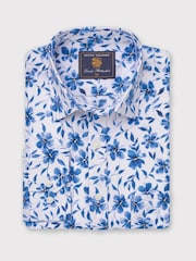 Brook Taverner Blue Watercolour Shirt - Image 2 of 4
