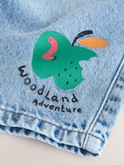 دنيم أزرق متوسط - جينز برجل واسعة (3 أشهر-7 سنوات) - صورة 3 من 4