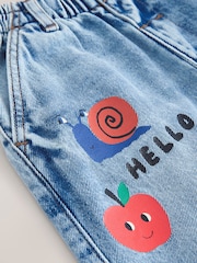 دنيم أزرق متوسط - جينز برجل واسعة (3 أشهر-7 سنوات) - صورة 4 من 4